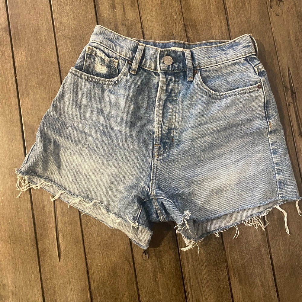 High Waisted Jean Shorts
